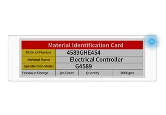 4.3 inches 4 Color ESL Price Tag Warehouse / Inventory / Retail Display
